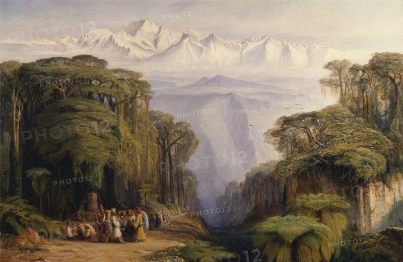 Kangchenjunga from Darjeeling;Kinchinjunga from Darjeeling, India, 1879.