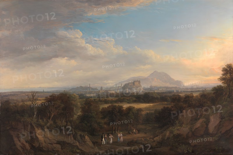 A View of Edinburgh from the West, 1822 to 1826.