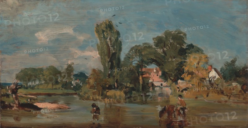 Flatford Mill, between 1810 and 1811.