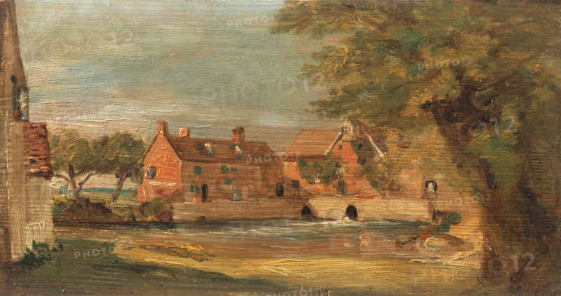 Flatford Mill, between 1810 and 1811.