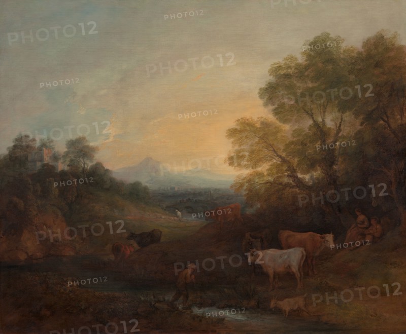 Landscape with Cattle, ca. 1773. Creator: Thomas Gainsborough.