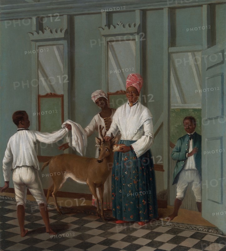 Servants Washing a Deer, ca. 1775.