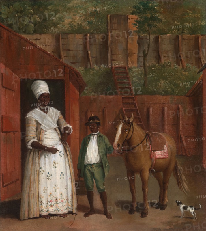 A Mother with her Son and a Pony, ca. 1775.