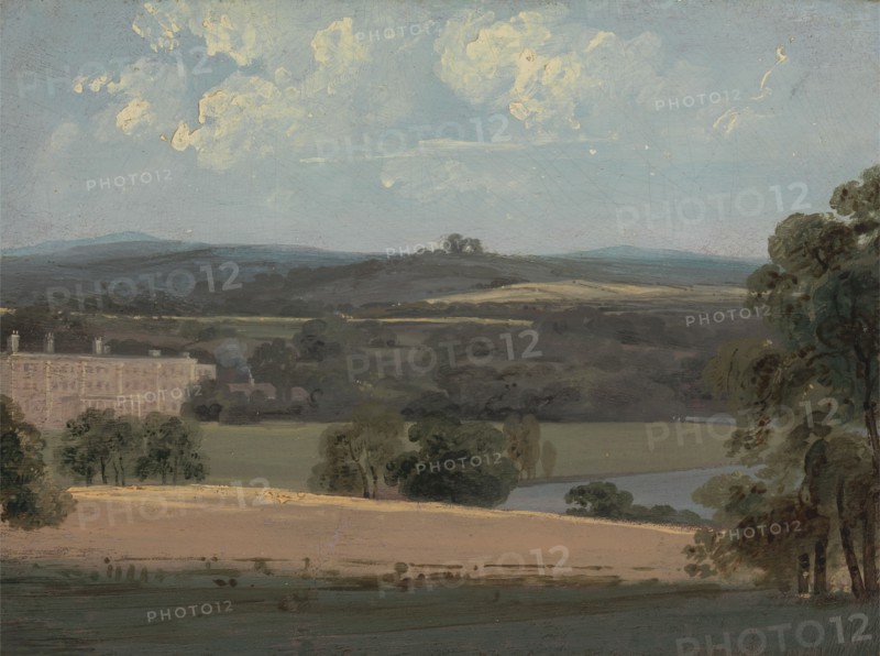 Trentham Park;Chatsworth;Trentham (Chatsworth), ca. 1801. Formerly attributed to John Constable