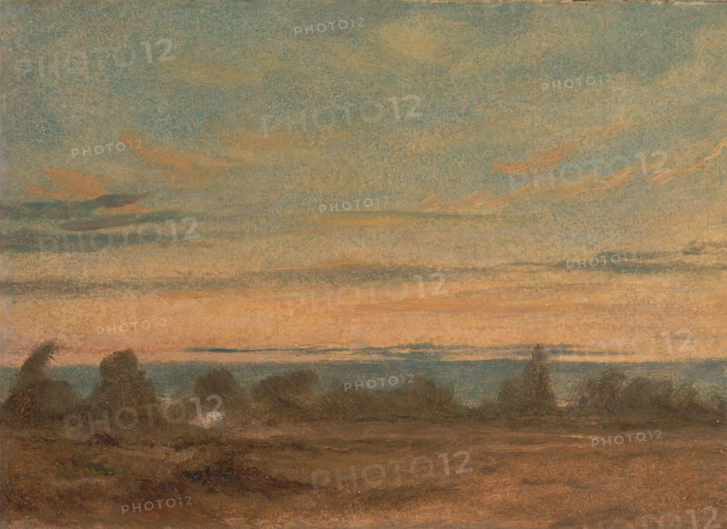 Summer - Evening Landscape, ca. 1825.