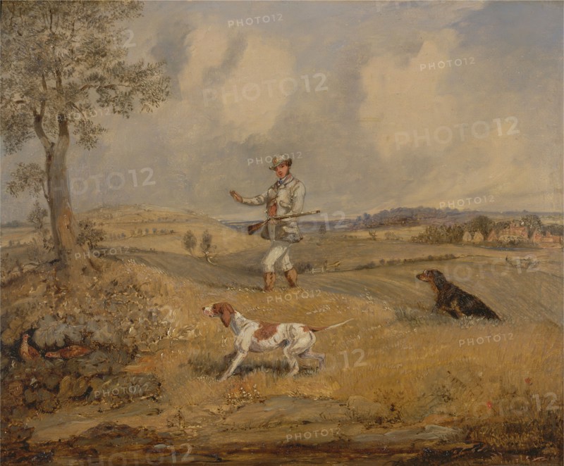 Partridge Shooting, ca. 1825.