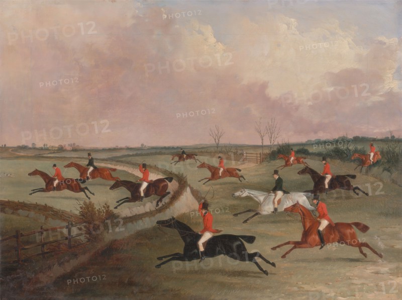 The Quorn Hunt in Full Cry: Second Horses, ca. 1835. after Henry Thomas Alken