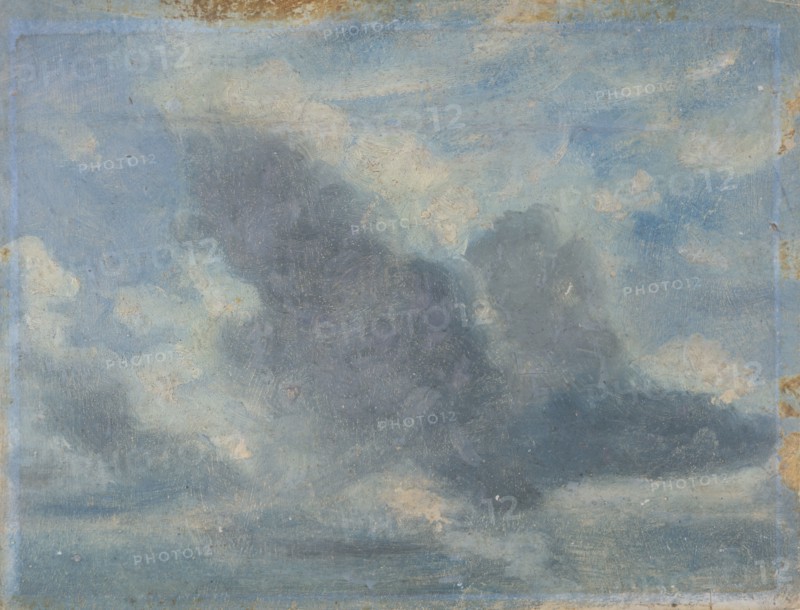 Sky Study;Sky Study with Clouds, ca. 1850.