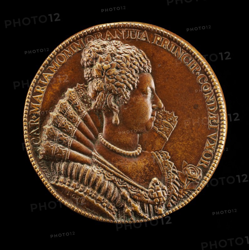 Charlotte-Marie de Montmorency, 1594-1650, Wife of Henri de Bourbon 1609 [reverse], 1611.