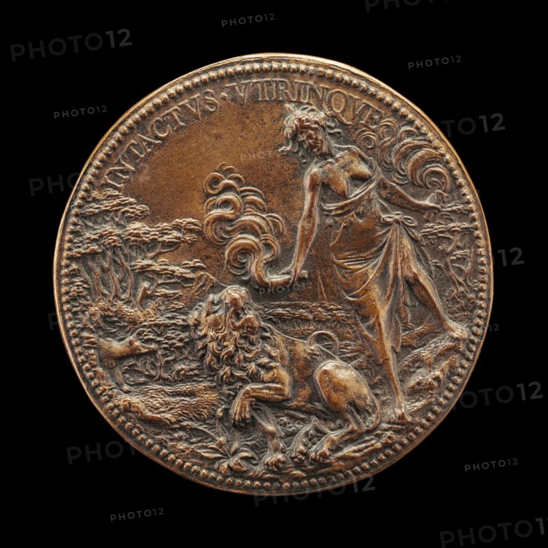Lion and Fury with Torches [reverse], 1607.