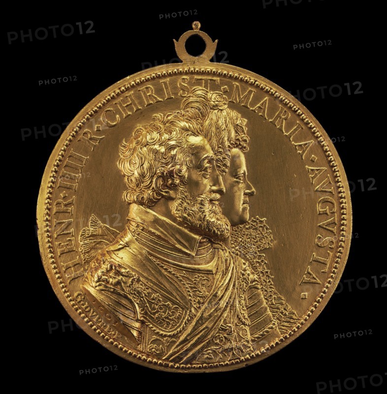 Henri IV, 1553-1610, King of France 1589, and Marie de' Medici, 1573-1642, His Wife 1600 [obverse], 1603.