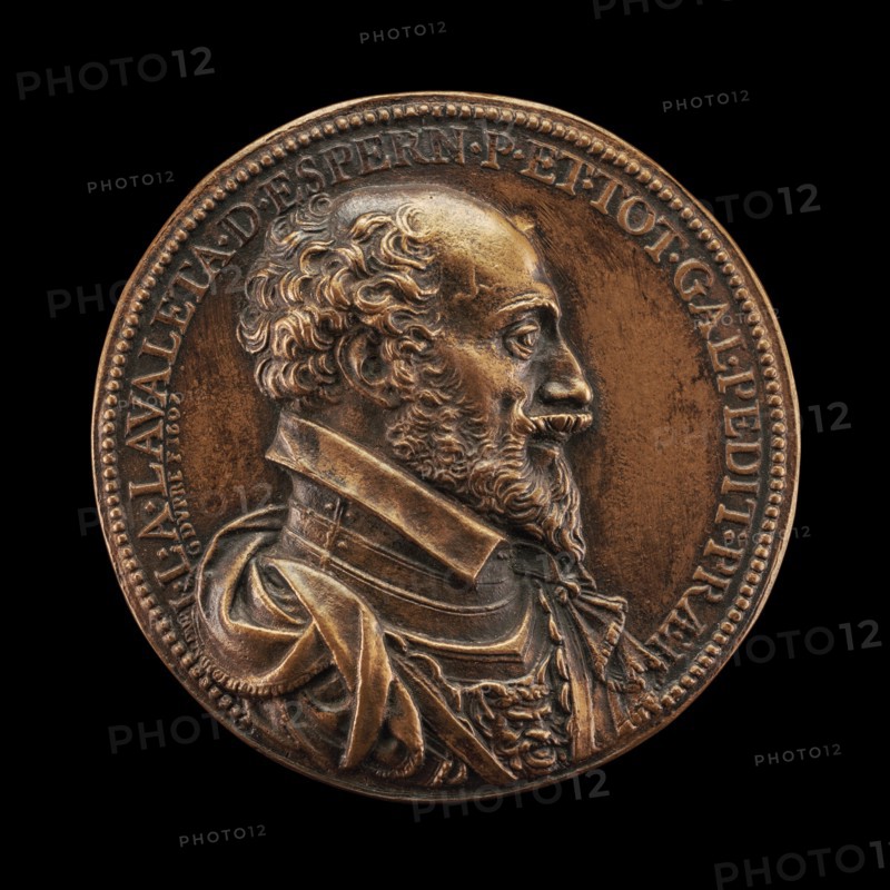 Jean-Louis de Nogaret de la Valette, 1554-1642, Duke of Epernon, Colonel General of Infantry [obverse], 1607.