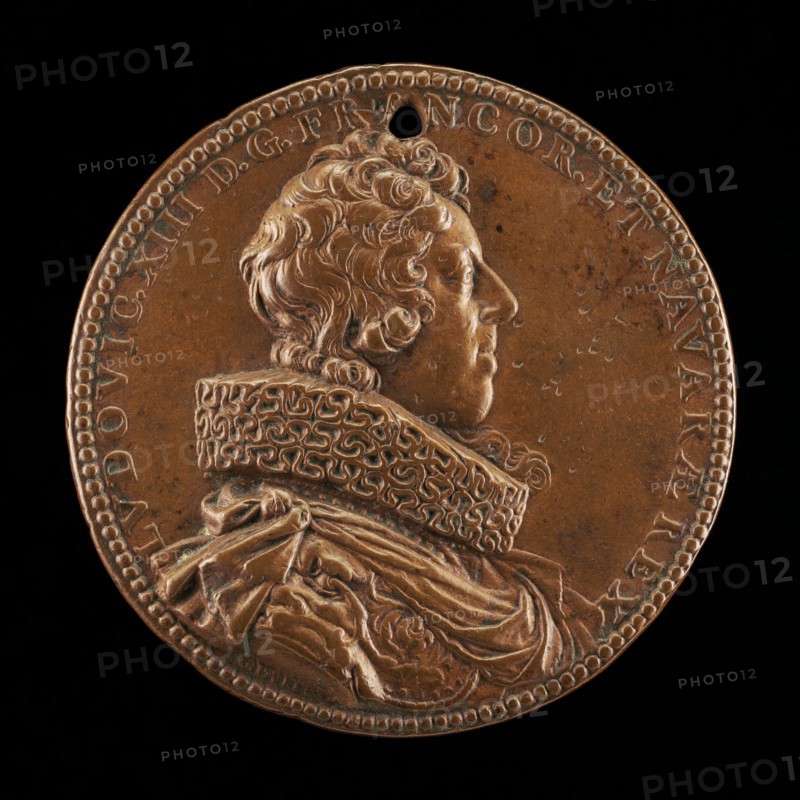 Louis XIII, 1601-1643, King of France 1610 [obverse], 1623.
