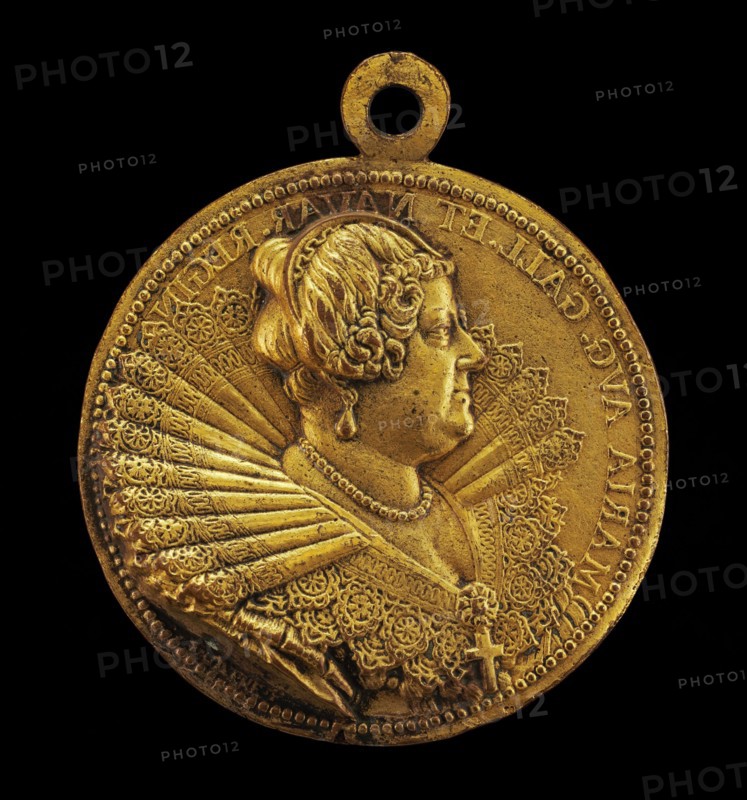Marie de' Medici, 1573-1642, Wife of King Henri IV of France 1600 [obverse].