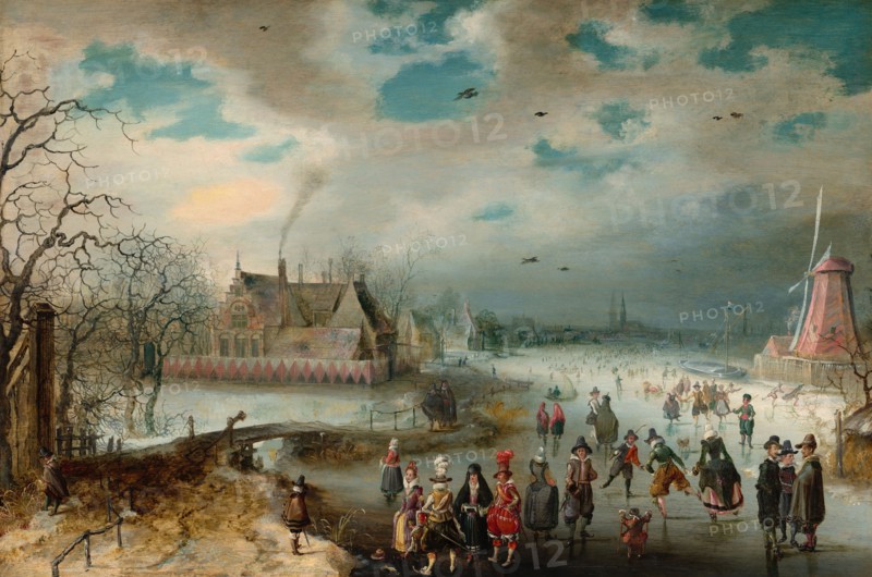 Skating on the Frozen Amstel River, 1611.