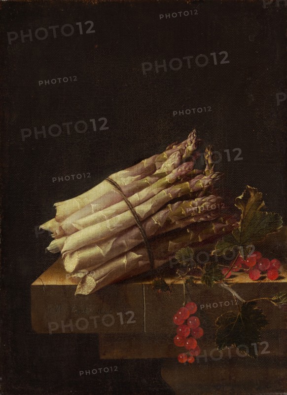 Still Life with Asparagus and Red Currants, 1696.