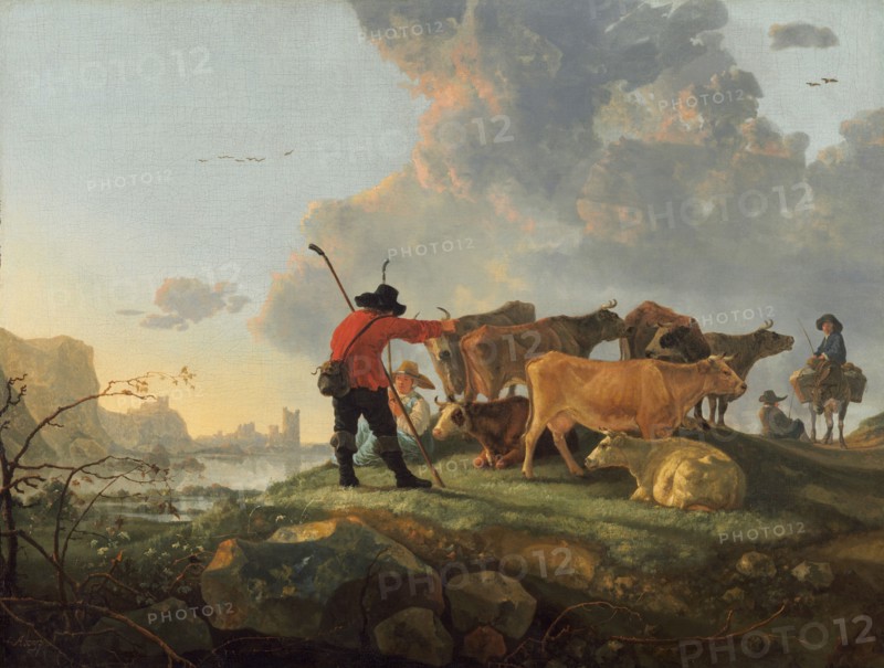 Herdsmen Tending Cattle, 1655/1660.