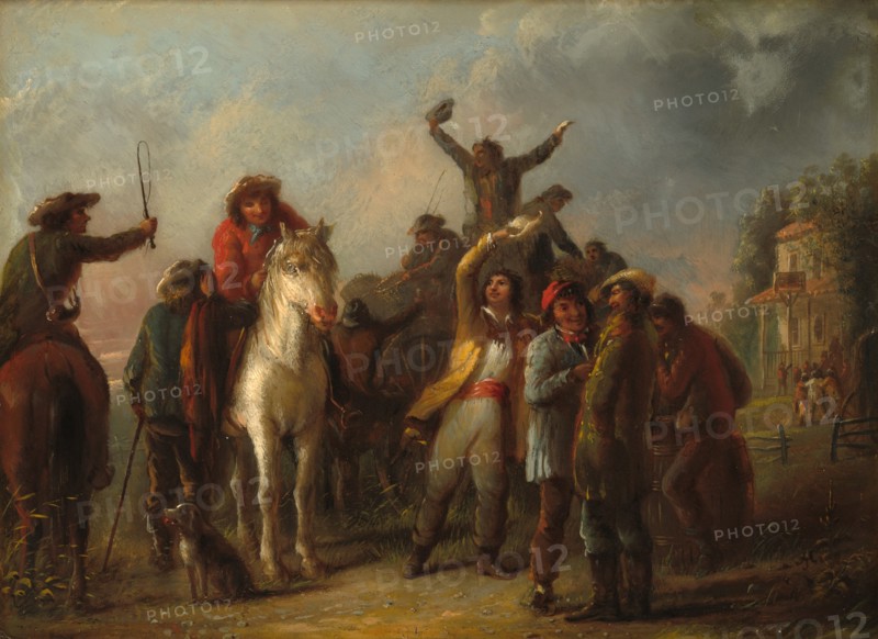 Election Scene, Catonsville, Baltimore County, c. 1860.
