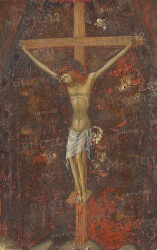Christ on the Cross [reverse], c. 1380/1390.
