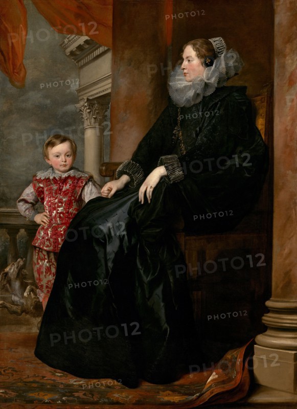 A Genoese Noblewoman and Her Son, c. 1626.