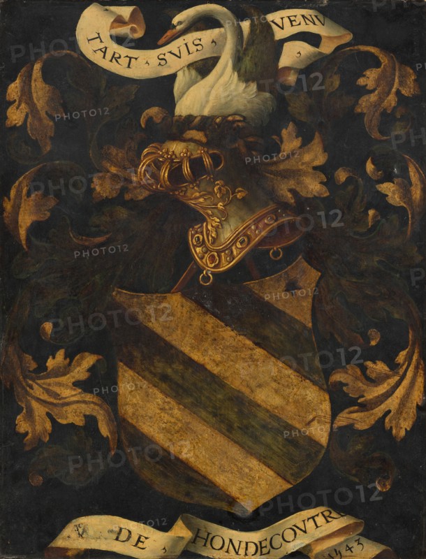 Crested Coat of Arms [reverse], 1543.
