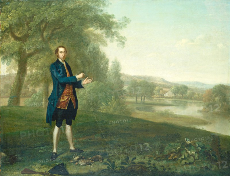 Portrait of a Gentleman Netting Partridges, 1756.