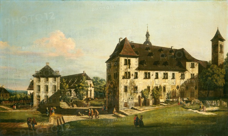 The Fortress of Königstein: Courtyard with the Magdalenenburg, 1756-1758.