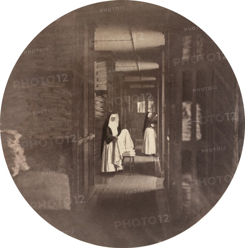 Asile Impérial de Vincennes: la Lingerie, 1859. Imperial Asylum at Vincennes