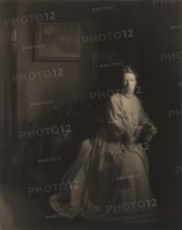 Mrs. White - In the Studio, 1907, printed c. 1920s.