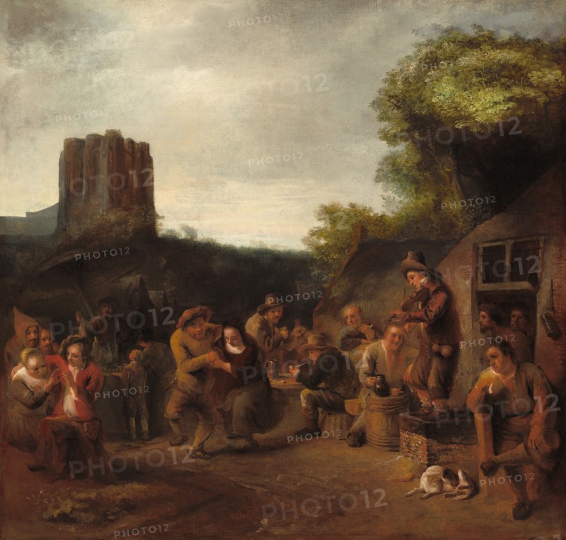 Conviviality Near the Inn, early 1650s.