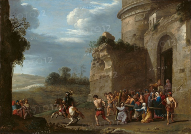 Christ Carrying the Cross, early 1620s. Creator: Cornelis van Poelenburgh.