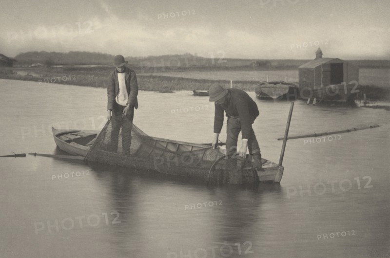 Taking Up the Eel-Net, 1886.