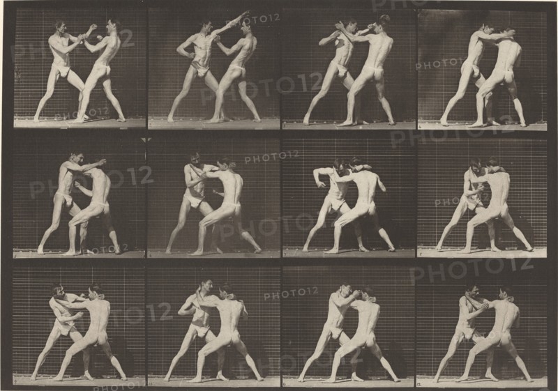 Plate Number 340. Boxing, open hand (shoes), 1887.