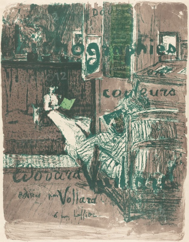 Cover for the Album "Paysages et intérieurs", 1899.