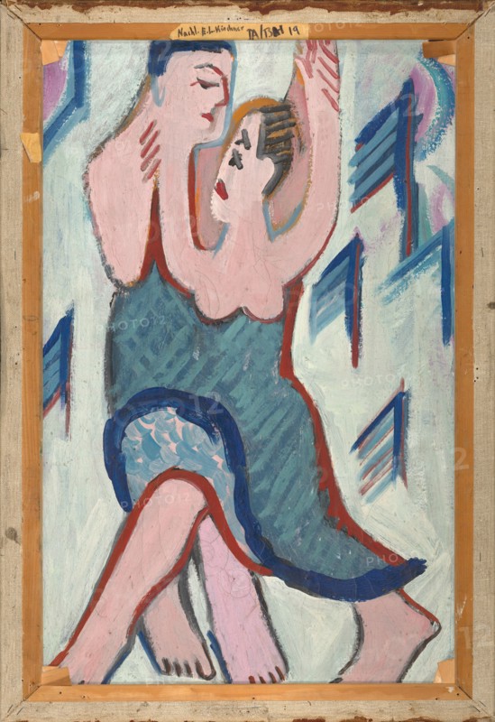 Dancing Couple in the Snow [reverse], 1928-1929.
