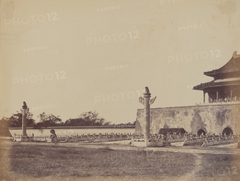 Entrance to the Winter Palace, Pekin, October 29, 1860, 1860.