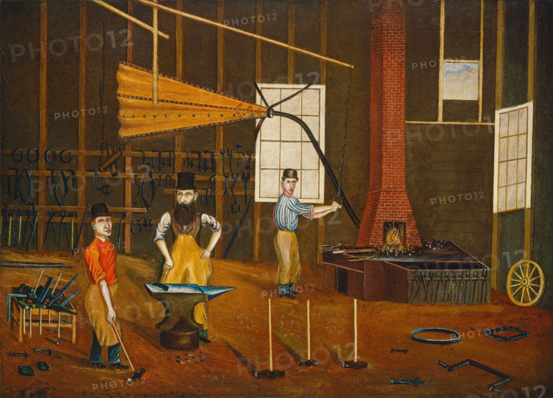 Blacksmith Shop, c. 1880.