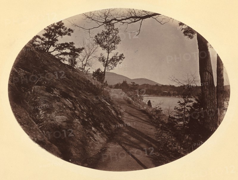 F.W. 4 (Old Chain Battery Walk), West Point, New York, c.1867-1868.
