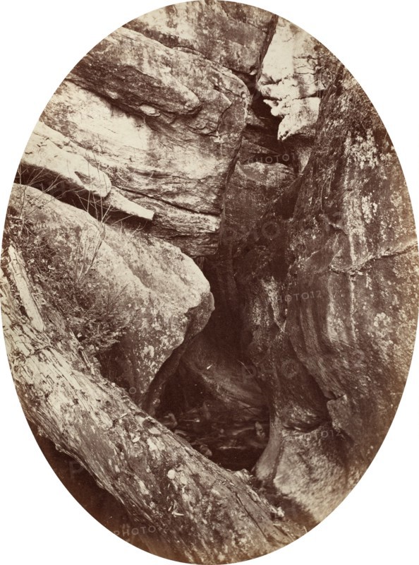 Waterfall near Williams College, c. 1870.