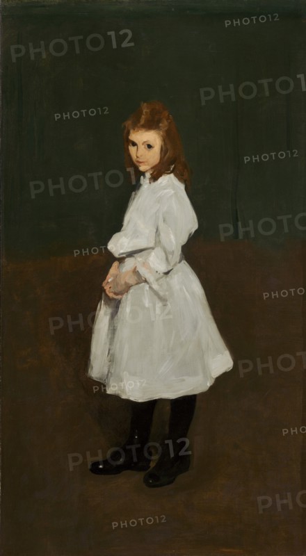 Little Girl in White (Queenie Burnett), 1907.
