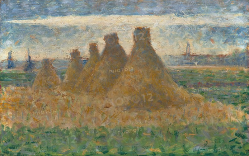 Haystacks, c. 1882.