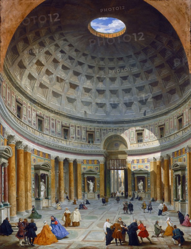 Interior of the Pantheon, Rome, c. 1734.