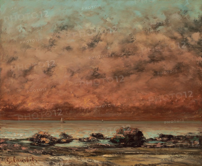 The Black Rocks at Trouville, 1865/1866.