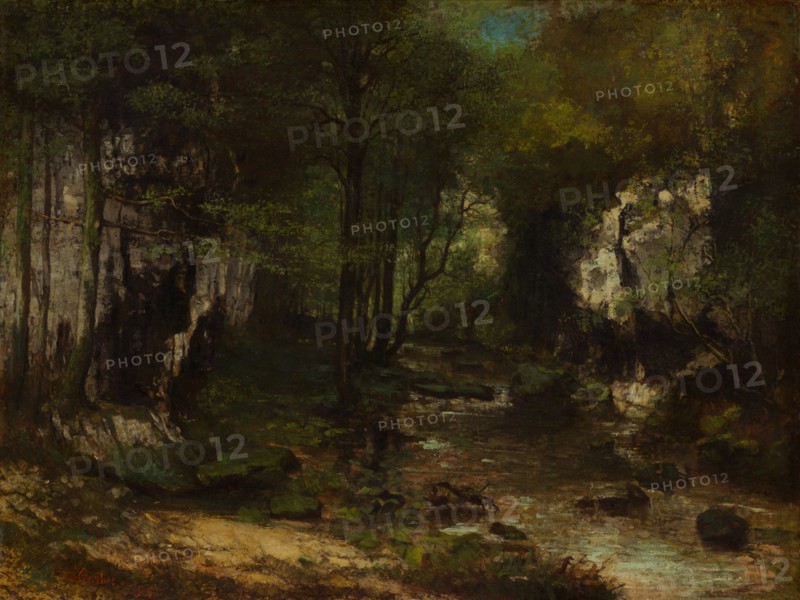 The Stream (Le Ruisseau du Puits-Noir; vallée de la Loue), 1855.