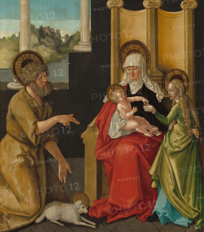 Saint Anne with the Christ Child, the Virgin, and Saint John the Baptist, c. 1511.