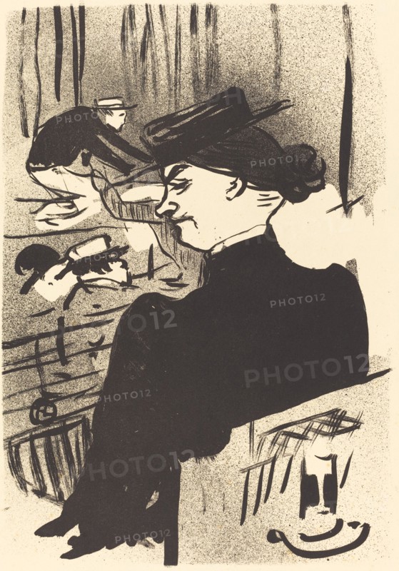 A Spectator (Une spectatrice), 1893.