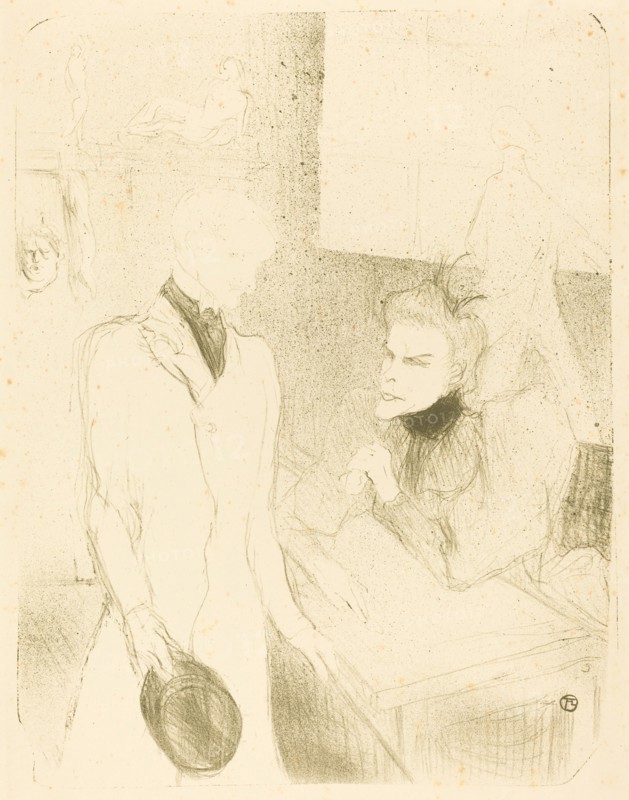 Brandes and Le Bargy in "Cabotins" (Brandès et Les Bargy dans "Cabotins"), 1894.