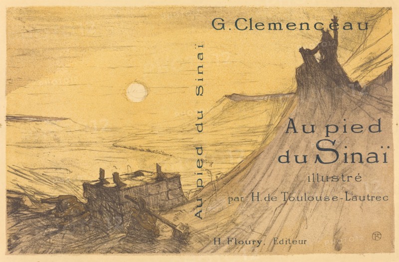 Cover for "Au pied du Sinaï", 1898.