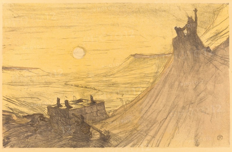 Cover for "Au pied du Sinaï", 1898.