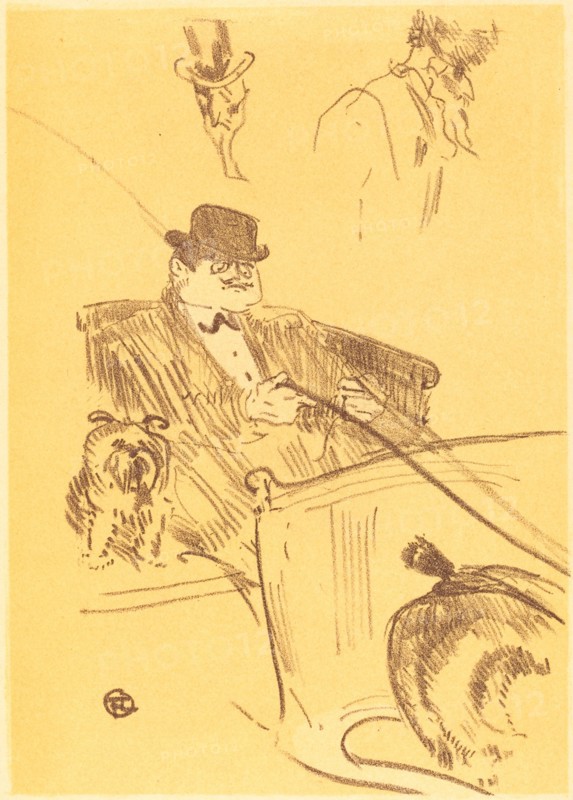 Cover for "La tribu d'Isodore" (Couverture pour "La tribu d'Isodore"), 1897. Cover for Victor Joze.